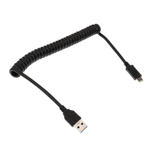 개폐식 유형 C 케이블 USB 3.0 USB 고속, 블랙, 설명, 금속 플라스틱