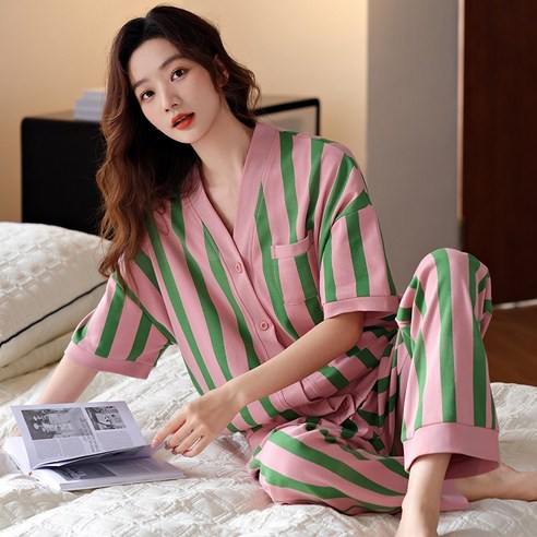 ANYOU 순면 잠옷으로 쾌적하고 스타일리시한 여름밤을!