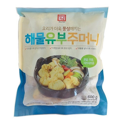 한성 해물유부주머니 600g (30gx20ea) 유부초밥 초밥재료, 1개