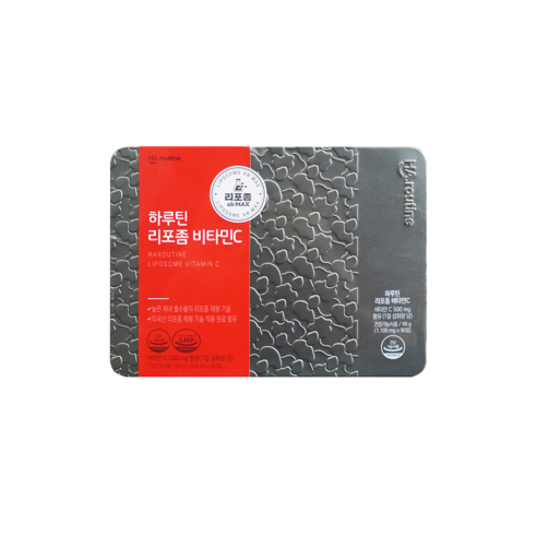 하루틴 리포좀 비타민C 1100mg x 90정 3개월 틴케이스 단품, 1개