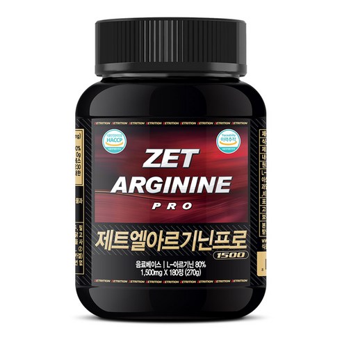 제트엘아르기닌프로 1500mg x 180정, 1개