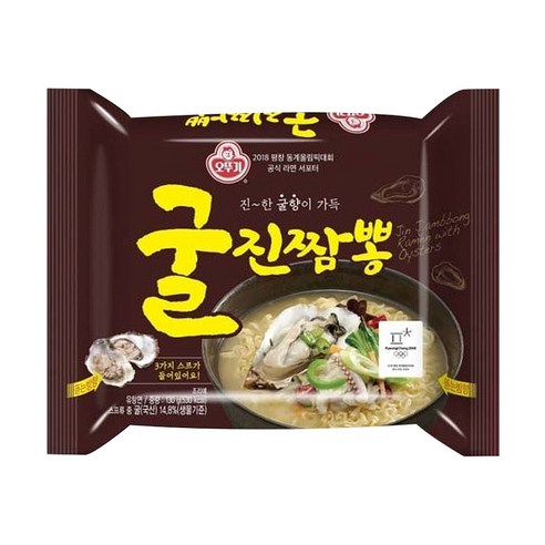 오뚜기 굴진짬뽕 130g X 5개