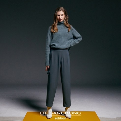 이상봉에디션 23FW 피치기모 랩배기팬츠