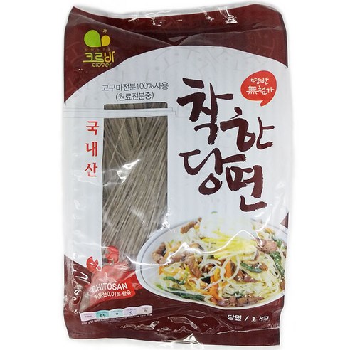 크로바 착한당면 1kg+1kg 국내산, 2개, 1kg