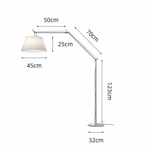 공간에 예술을 더하는 빛, 아르떼미데 톨로메오 메가 플로어 장스탠드