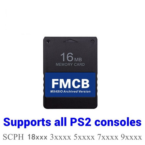 블루레이리핑 연청 PS2 MX4SIO SD 카드 어댑터 모든 콘솔용 FMCB 카드 256G128G/64G TF 조합 패키지, 7) MX4  and FM 64M