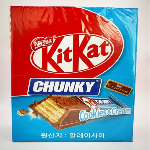 킷캣 청키 쿠키앤크림향, 38g, 144개