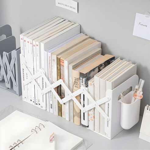 길이조절 자바라 책꽂이 책상 정리 칸막이 서류정리함 S696-O, 01.사이드 필통 S696