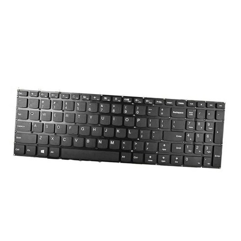 IDEAPAD 블랙 노트북 부품용 배경 조명이 있는 노트북 키보드 USA UU, 검은 색, 350x150x5mm., 플라스틱