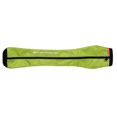 75% 인기! 접이식 야외 하이킹 Alpenstock 스토리지 가방 트레킹 폴 스티커 컨테이너, 하나, Green