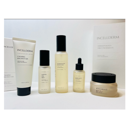 인셀덤 화장품 기초 5종 세트, 피부를 위한 완벽한 솔루션 인셀덤