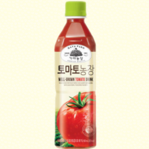 가야농장 토마토농장 PET, 400ml, 20개