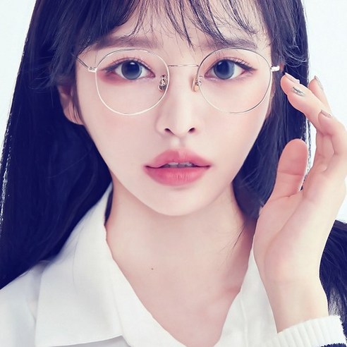 멜라크메 남녀공용 라운드 베타 티타늄 골드 안경테