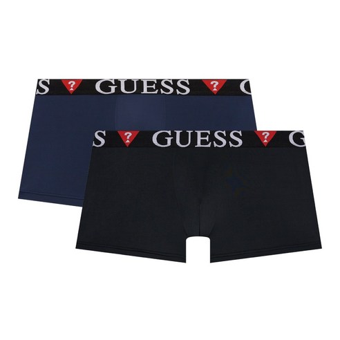게스언더웨어 삼각 심볼 드로즈 2PACK (BK NY)