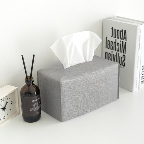 세련되고 실용적인 생활공간을 위한 감성 심플 레더 티슈 케이스