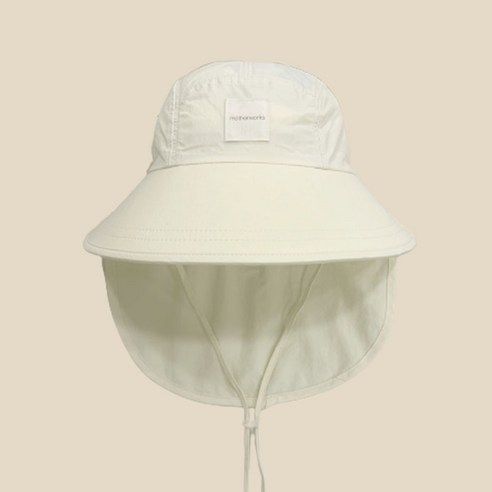 Natural Flap Cap 유아동 아이보리 어린이 플랩캡 썬캡 수영모 여름 모자