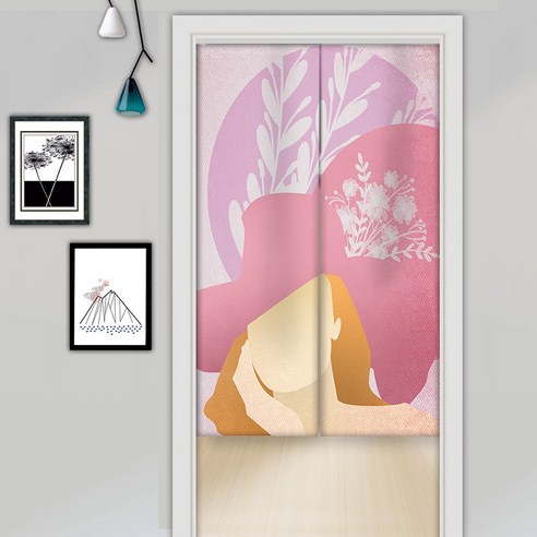 DFMEI.문발.Curtain --인스 윈드실드 펀칭 프린트 칸막이 커튼 하프 커튼 침실 거실 주방 커튼 블라인드, DFMEI.GML-CX-08, wine_165174762539aaaa_00088{커튼
