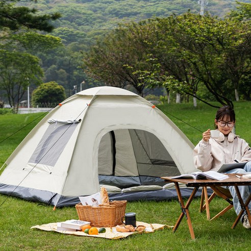 니콜리리 프리미엄 원터치 텐트 + 캠핑매트 세트: 캠핑의 필수품