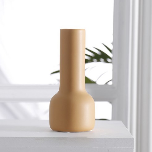 블러싱브라이드 크레용 세라믹 베이직 꽃병, 오렌지