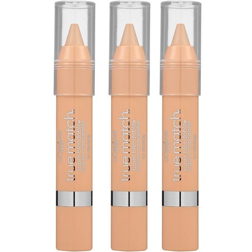 로레알파리 트루 매치 크레용 컨실러, Fair/Light Neutral, 3개