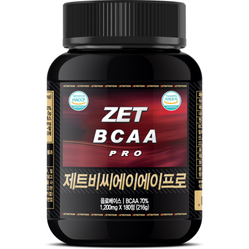 제트BCAA프로 1200mg x 180정, 1개