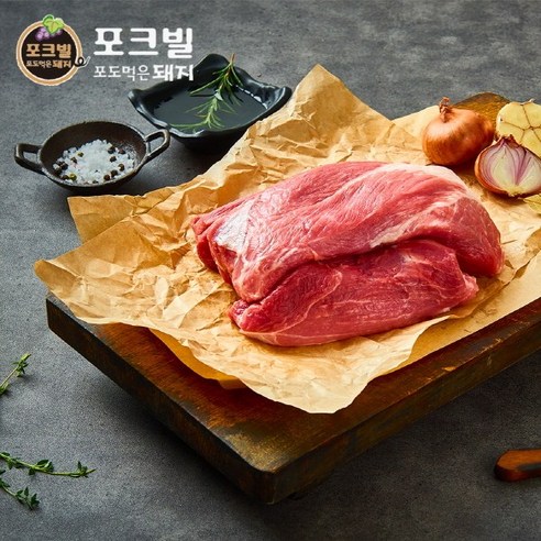 포크빌 한돈 농협 국내산 앞다리 수육용 500g, 1개