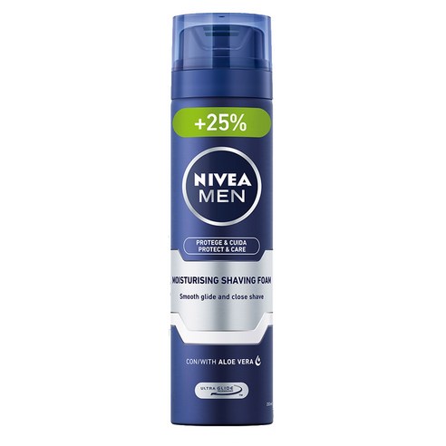 니베아 맨 프로텍트 앤 케어 쉐이빙 폼, 250ml, 3개