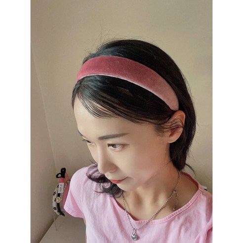 답답한 머리띠는 이제 그만! 하루 종일 편안한 벨벳 머리띠 사용 후기 미자의핀