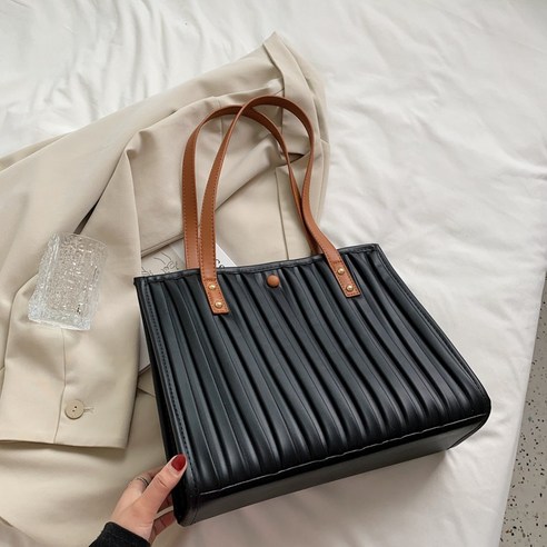 왕홍 대용량 가방 패션 질감 핸드백 심플한 숄더 베스트 instort 가방