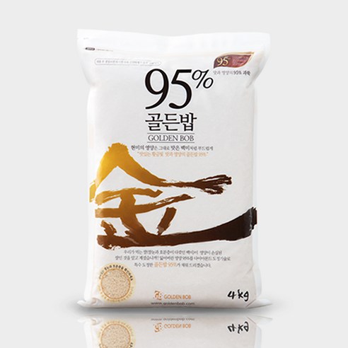 고시히카리 부드러운 프리미엄 현미 골든밥 95% 4kg, 1개