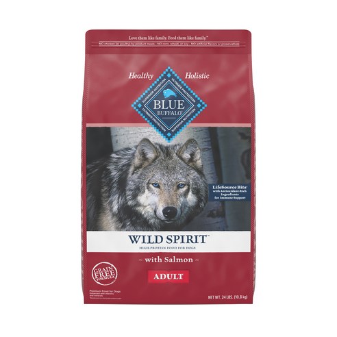블루버팔로 독 연어 어덜트 사료, 10.8kg, 1개