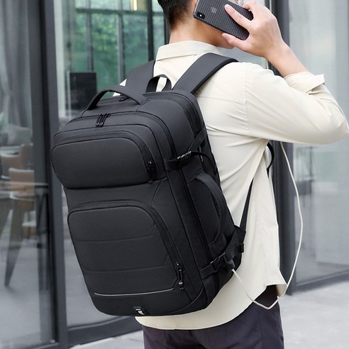 확장형 대용량 백팩으로 편안함과 스타일을 업그레이드하세요