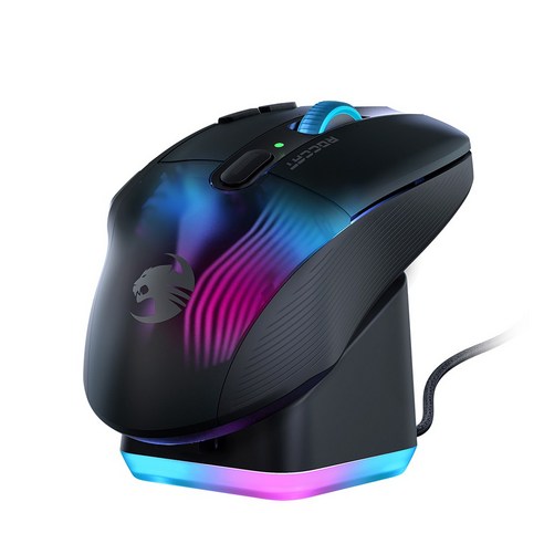 로캣 콘 엑스피 에어 Kone XP Air 무선 게이밍 마우스 (Black), 블랙