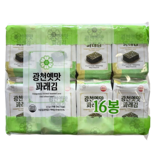 광천옛맛 파래김3.5gX16봉