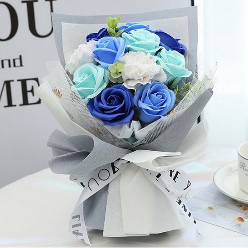 아르띠콜로 조화 루디아 비누꽃다발 + 쇼핑백