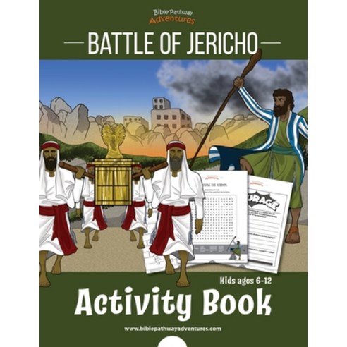 (영문도서) Battle of Jericho Activity Book: Joshua and the battle of Jericho Paperback, Bible Pathway Adventures, English, 9781989961636