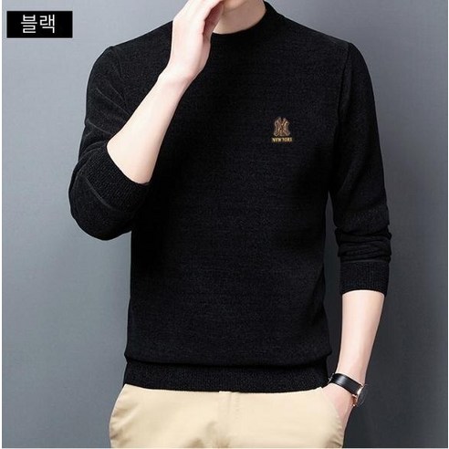 Xinrui 신사용 스노우 벨벳 스웨터 따뜻한 편안한 니트 셔츠 원피스 드롭 패션 남자