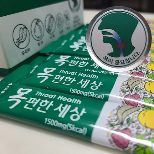 목에 좋은 영양제 목편한세상 기침 가래 기관지 호흡기 면역력 건강식품 1500mg 30포 수량선택 [그다이마잇], 30포(36g) 2Box, 1개