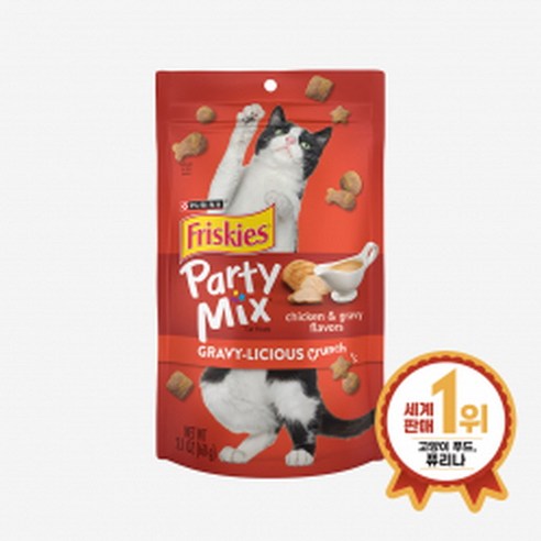 프리스키 파티믹스 치킨 그레이비 60g x 10개, 상세 설명 참조