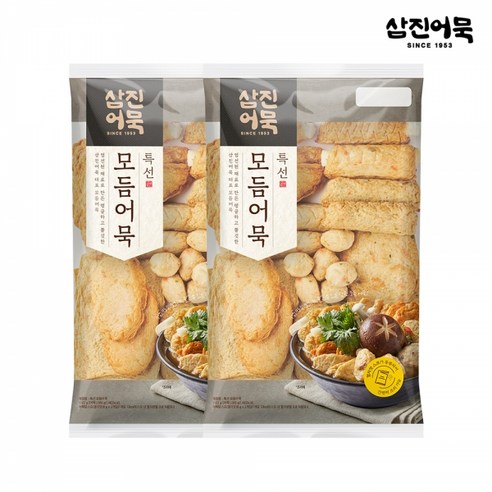 [삼진어묵] 특선모듬어묵 x 2개, 1102g