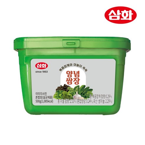 [삼화] 양념쌈장, 500g, 1개