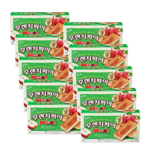 해태제과 후렌치파이사과 192g 10박스