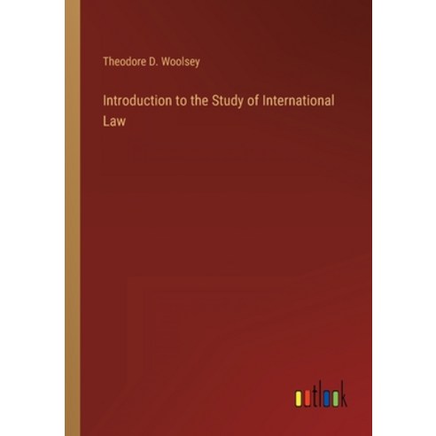 (영문도서) Introduction to the Study of International Law Paperback, Outlook Verlag, English, 9783368159900