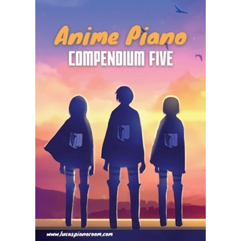 (영문도서) Anime Piano Compendium Five: Easy Anime Piano Sheet Music Book for Beginners and Advanced Paperback, Books on Demand, English, 9783758304002