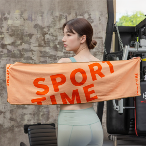 더위를 날려버리는 냉감 대형 스포츠 타올