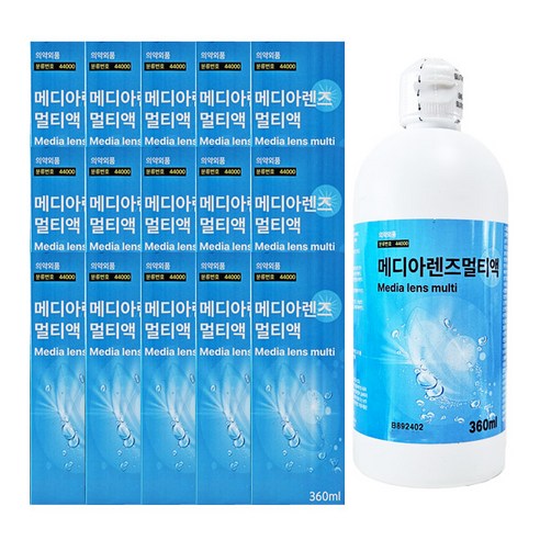 메디렌즈 멀티액 360ml X 6개 소프트렌즈용액 다목적용액