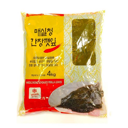 맛뚜레 매실간장깻잎 4kg 대용량 깻잎장아찌, 1개