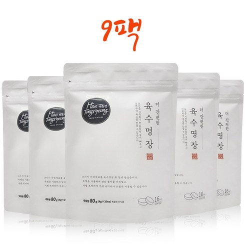 해통령 더 간편한 육수명장 80g (4g x 20개) 9팩, 9개