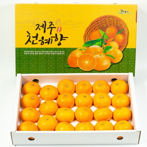 송림 제주 산지직송 아주 달콤한 천혜향, 5kg(중 26~3..., 1개