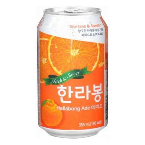 과즙음료 일화 한라봉에이드 355ml X 24캔 (행사), 24개